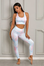 Load image into Gallery viewer, Printed Sports Bra and Leggings Set