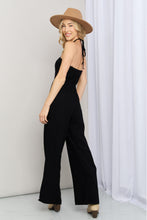 Load image into Gallery viewer, Full Size Halter Neck Wide Leg Jumpsuit with Pockets | iModel Apparel