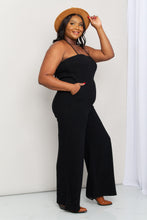 Load image into Gallery viewer, Full Size Halter Neck Wide Leg Jumpsuit with Pockets | iModel Apparel