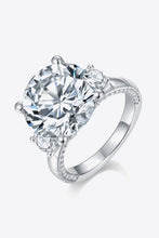 Load image into Gallery viewer, 8.6 Carat Moissanite Platinum-Plated Ring