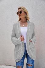 Load image into Gallery viewer, Cable-Knit Open Front Cardigan